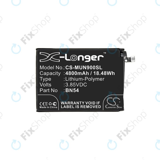 Xiaomi Redmi 9, 9A, Note 9 - Akkumulátor BN54 4800mAh HQ