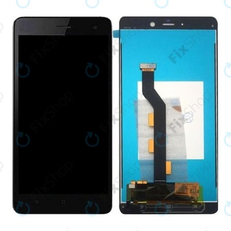Xiaomi Mi Note - LCD Kijelző + Érintőüveg (Black) TFT