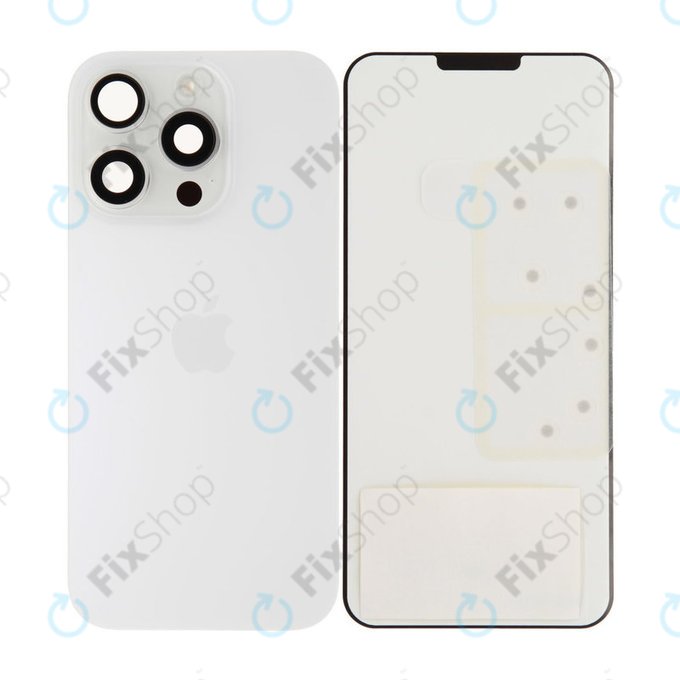 Hátsó Ház Üveg | iPhone 16 Pro | White Titanium | 661-42723 | Genuine Apple