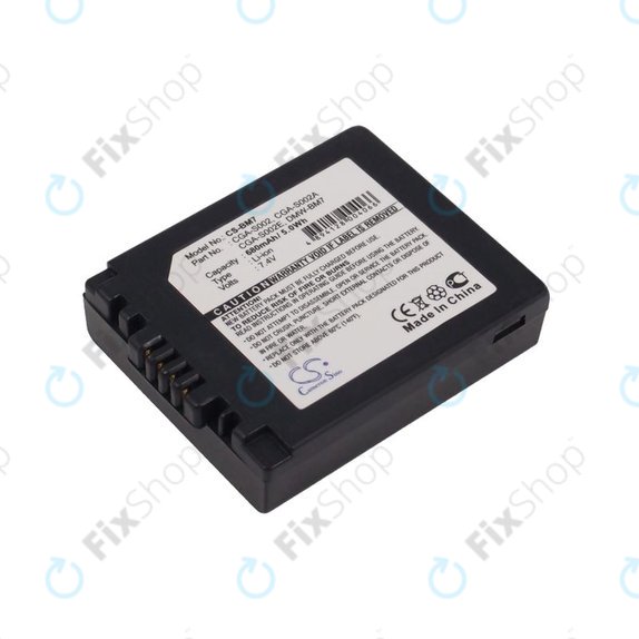 Akkumulátor Panasonic DMC-FZ10, 680mAh, Li-Ion, 7.4V, CGA-S002, HQ