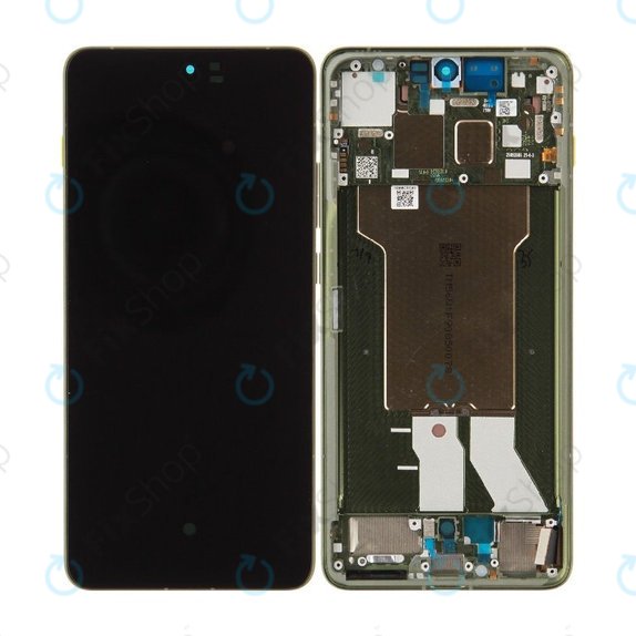 Kijelző Motorola Edge 70, Érintőüveg kerettel, Bronze Green, 5D68C31543, Genuine Service Pack