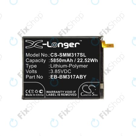 Samsung Galaxy M31 M315F, M31s M317F - Akkumulátor EB-BM317ABY 5850mAh HQ