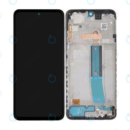Xiaomi Redmi Note 11, 11S, Poco M4 Pro 4G - LCD Kijelző + Érintőüveg + Keret (Black) - 5600010K7S00, 5600010K7T00, 5600010K7P00 Genuine Service Pack
