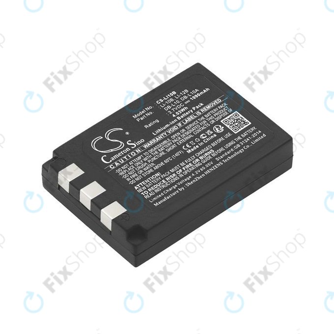 Akkumulátor Olympus C-765 Zoom, Camedia X-3, 1090mAh, Li-Ion, 3.7V, Li-10B, HQ