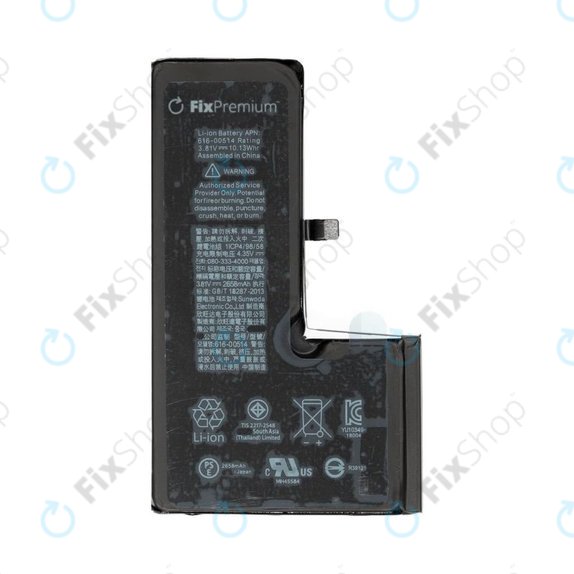 Apple iPhone XS - Akkumulátor 2658mAh FixPremium (10 Pack)