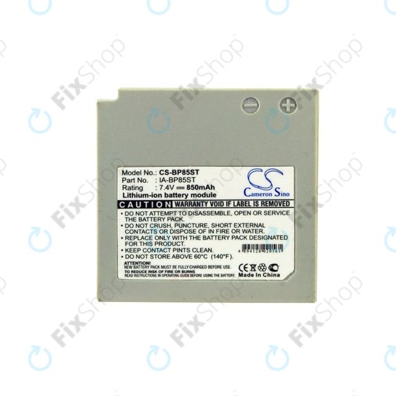 Akkumulátor Samsung VP-MX10, 20, 850mAh, Li-Ion, 7.4V, IA-BP85ST, HQ