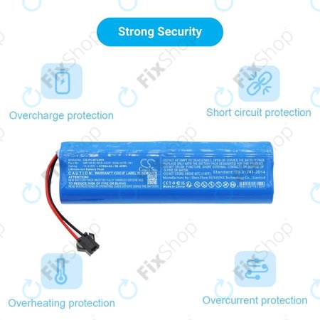 Xiaomi Roidmi EVE Plus, Viomi, Lydsto, Proscenic, Tefal - Akkumulátor NR18650 M26-4S2P, SUN-INTE-181, H18650CH-4S2P Li-Ion 14.4V 6700mAh HQ