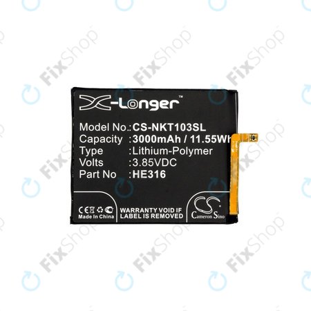 Nokia 6 - Akkumulátor HE316 3000mAh HQ