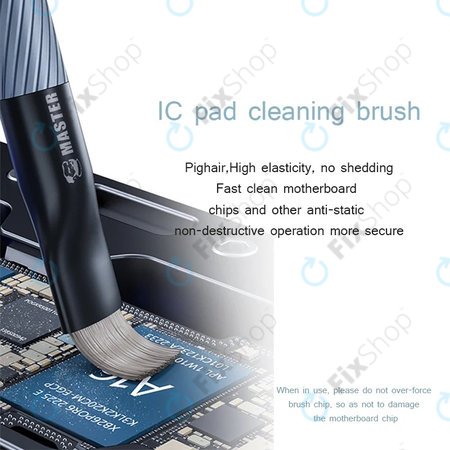 Mechanic - Acélkefe PCB/BGA tisztításhoz IC padokhoz és ragasztó eltávolításhoz