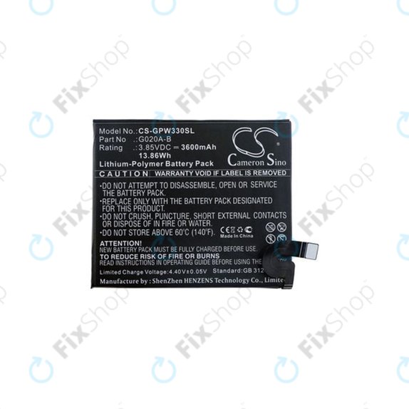 Google Pixel 3a XL - Akkumulátor G020A-B 3600mAh HQ