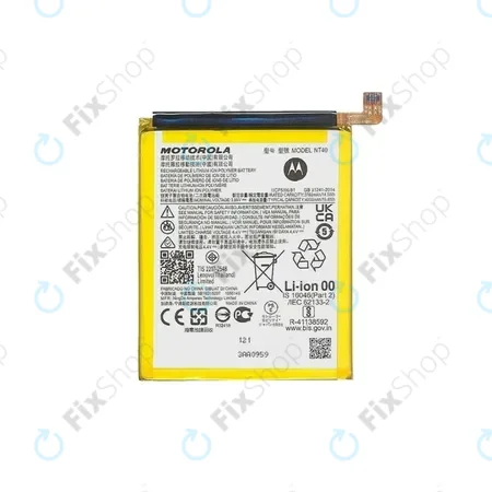 Motorola Moto E20 XT2155-3 - Akkumulátor NT40 4000mAh - SB18D15207 Genuine Service Pack