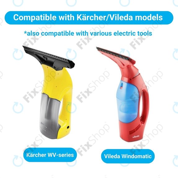 Karcher WV1, WV2, WV2 Plus, WV2 Premium, WV50 Plus, WV70 Plus - Akkumulátor INR18650 Li-Lon 3.7V 2900mAh HQ