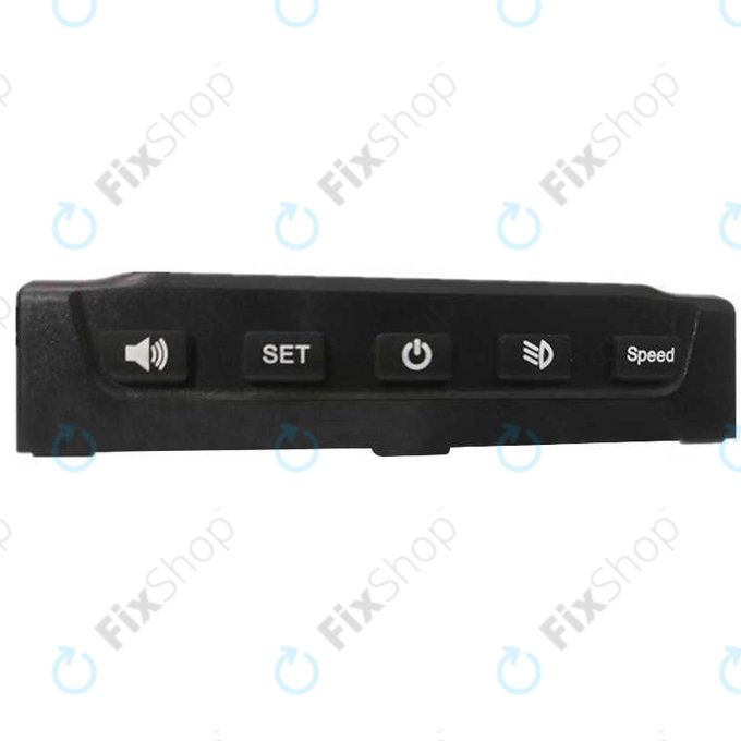 Kugoo S1, S1 Pro, S2, S3 - Műszerfalszett (Műanyag kijelzőburkolat, gázkar, fék, LED-lámpa-burkolat)