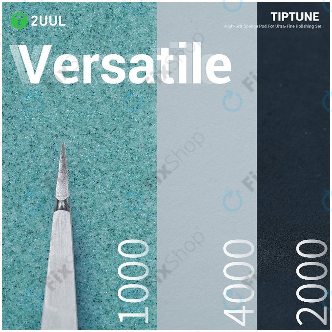 Mikroszemcsés polírozó pad készlet, 2UUL FM02