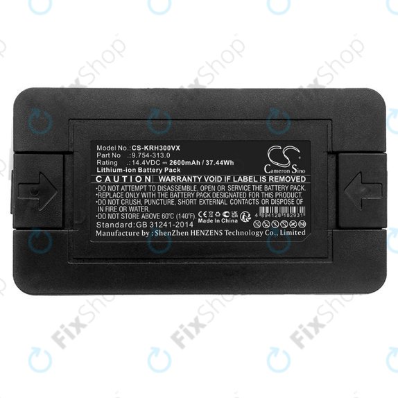 Kärcher RC3 - Akkumulátor 9.754-313.0 Li-Ion 14.4V 2600mAh HQ
