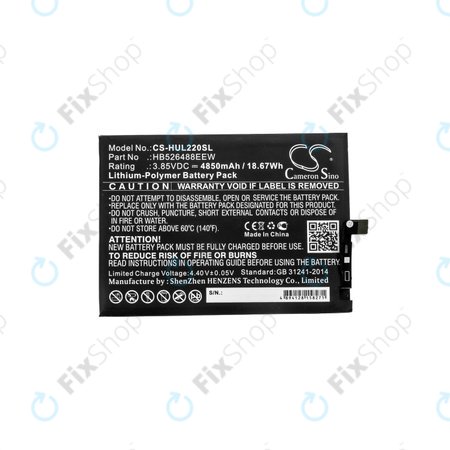 Huawei Honor 10X Lite - Akkumulátor HB526488EEW 4850mAh HQ