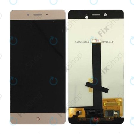Nubia Z11 - LCD Kijelző + Érintőüveg (Gold) TFT