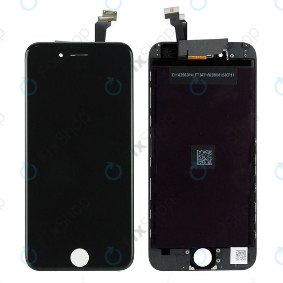 Kijelző iPhone 6, Black, Érintőüveg kerettel, Refurbished