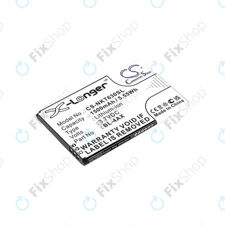 Akkumulátor Nokia 6300 4G, Nokia 8000 4G, 1500mAh, Li-Ion, 3.7V, BL-4AX, HQ