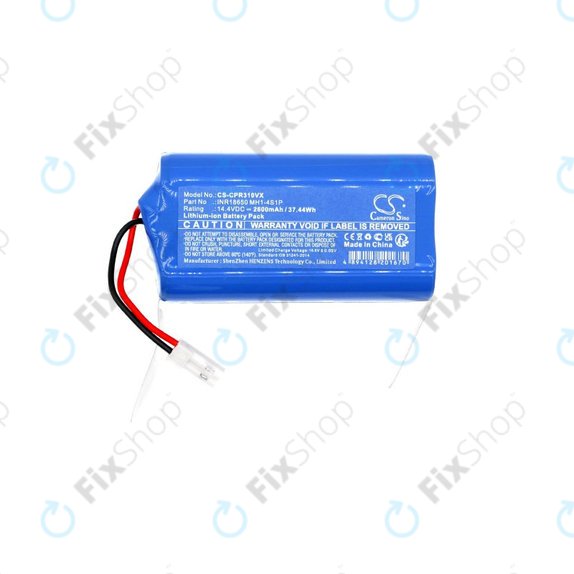 Akkumulátor Concept VR3110, VR3115, VR3000, 2600mAh, Li-Ion, 14.4V, INR18650 MH1-4S1P, HQ
