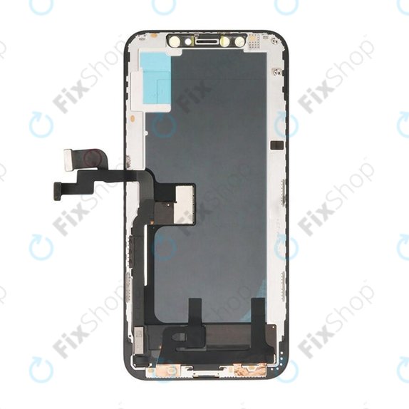 Kijelző iPhone XS, Érintőüveg kerettel, Refurbished