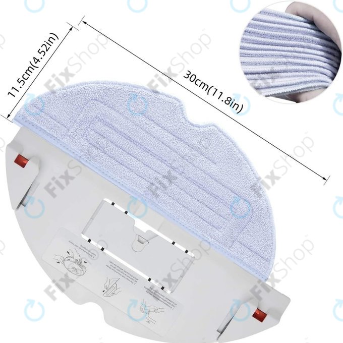 Xiaomi Roborock S7, S7+, S7 MaxV, S7 MaxV Ultra, S7 Pro Ultra, S8, S8+, T7S Plus - Felmosó Párna (Mikroszálas)