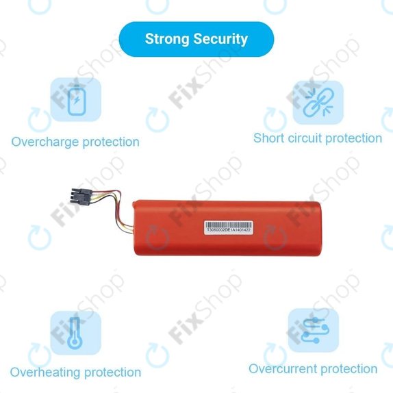 Xiaomi Roborock S-series, T-series, Q-series - Akkumulátor XJT-2P4S-6000 Li-Ion 14.4V 6000mAh