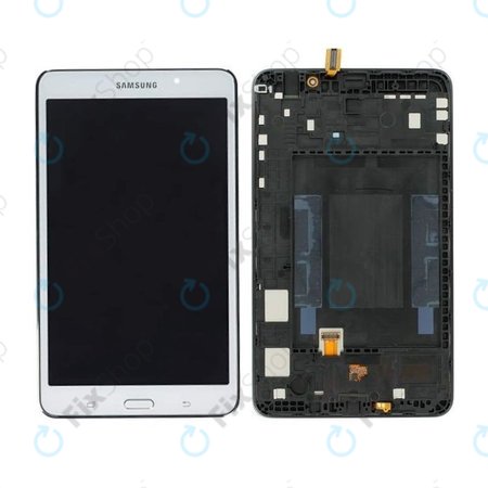 Samsung Galaxy Tab 4 7.0 T230 - LCD Kijelző + Érintőüveg + Keret (White) - GH97-15864B Genuine Service Pack