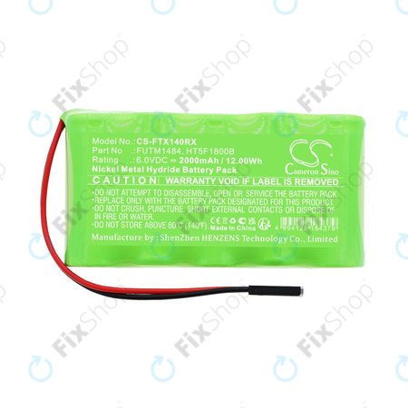 Akkumulátor Futaba 14SG, 4PKS, 2000mAh, Ni-MH, 6V, FUTM1484, HQ