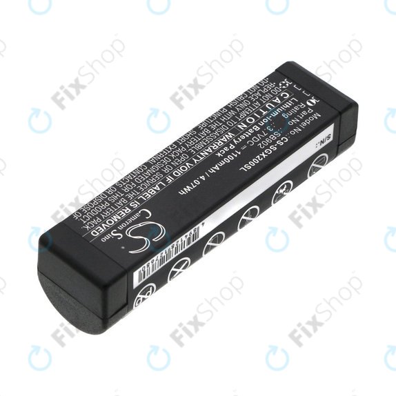 Akkumulátor Shure GLXD1, 2, MXW2, 1100mAh, Li-Ion, 3.7V, SB902, HQ