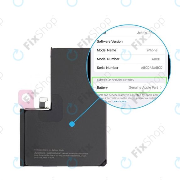 Akkumulátor | iPhone 15 Pro | 661-35694 | 3274mAh | Genuine Apple