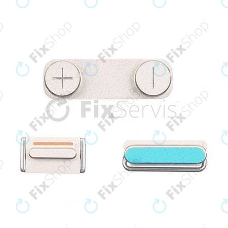 Apple iPhone 5S, SE - Bekapcsoló + Hangerő + Csendes Gombok (Space Gray)