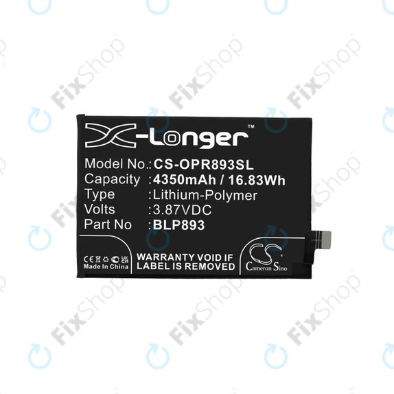 Realme GT 2 Pro 5G, GT Neo 2 5G - Akkumulátor BLP887 2150mAh HQ