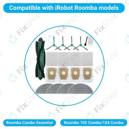 iRobot Roomba Combo Essential, Roomba 105 Combo, 104 Combo - Komplett kiegészítő készlet