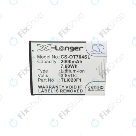 Alcatel One Touch 7040 - Akkumulátor TLi018B2 2000mAh HQ