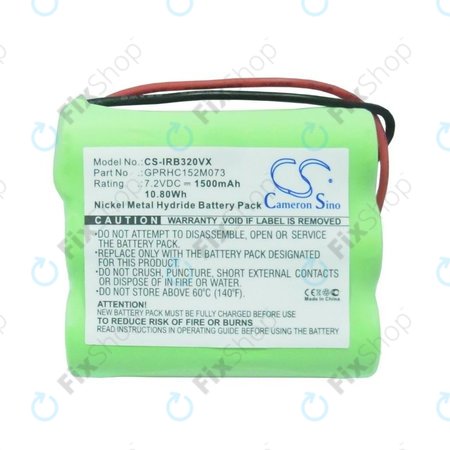 iRobot Braava 320, 321 - Akkumulátor GPRHC152M073, 4408927 Ni-MH 7.2V 1500mAh HQ