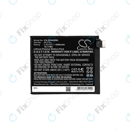 OnePlus 8 - Akkumulátor BLP761 4200mAh HQ