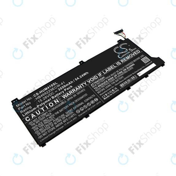 Akkumulátor Honor MagicBook 14, Huawei MateBook D14, MediaPad D14, MagicBook 14, 3550mAh, Li-Pol, 15.28V, HB4692Z9ECW-41, HQ