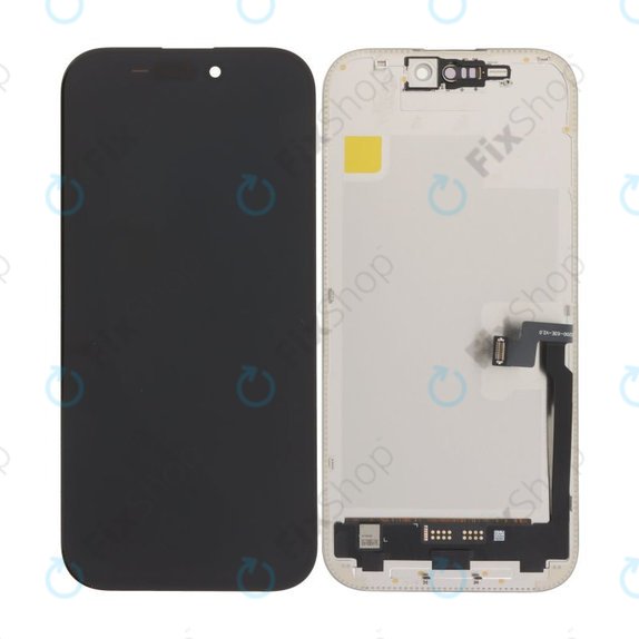 Kijelző Soft OLED 120Hz iPhone 16 Pro, Érintőüveg kerettel, FixPremium