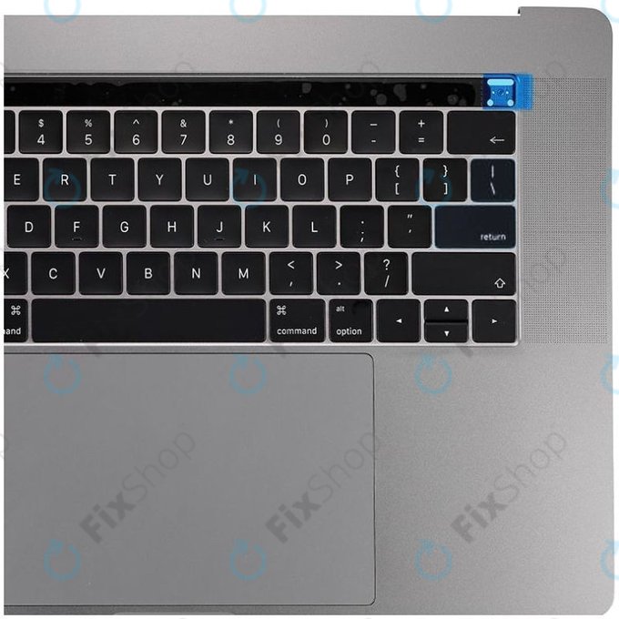 Apple MacBook Pro 15" A1707 (Late 2016 - Mid 2017) - Felső Billentyűzet Keret + Billentyűzet US + Mikrofon + Trackpad + Hangszórók