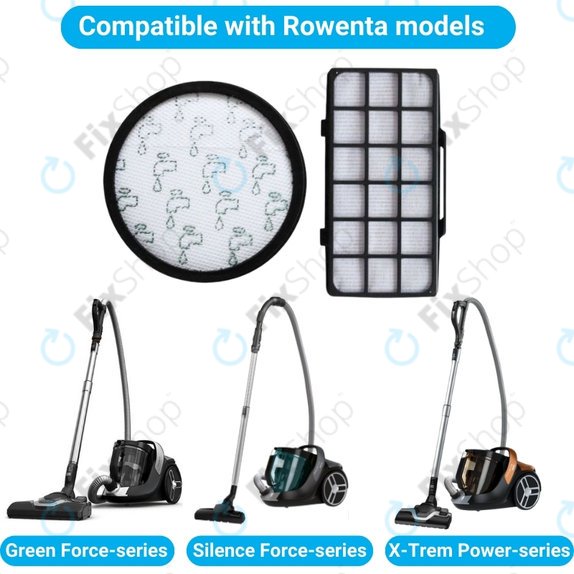 Rowenta Green Force, Silence Force, X-Trem Power - Szűrőkészlet