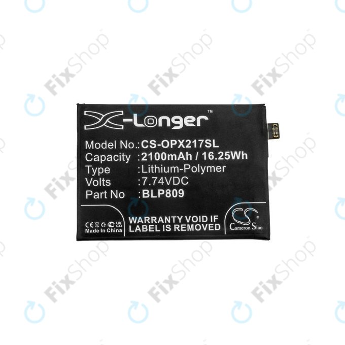 Realme Q2 Pro RMX2173, GT Master 5G RMX3363 - Akkumulátor BLP809 2100mAh HQ