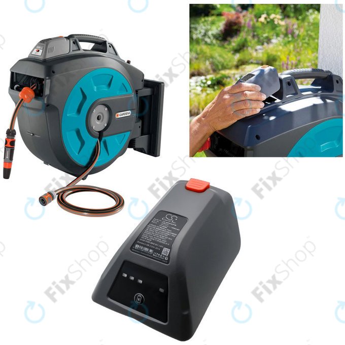 Akkumulátor Gardena Comfort Wand-Schlauchbox 35, 8025-20, 1500mAh, Li-Ion, 18V, 008A231, HQ