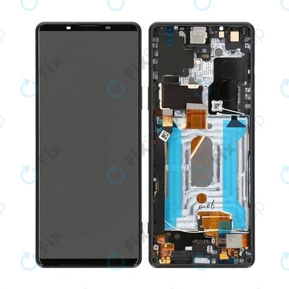 Sony Xperia 1 III - LCD Kijelző + Érintőüveg - A5032173A Genuine Service Pack