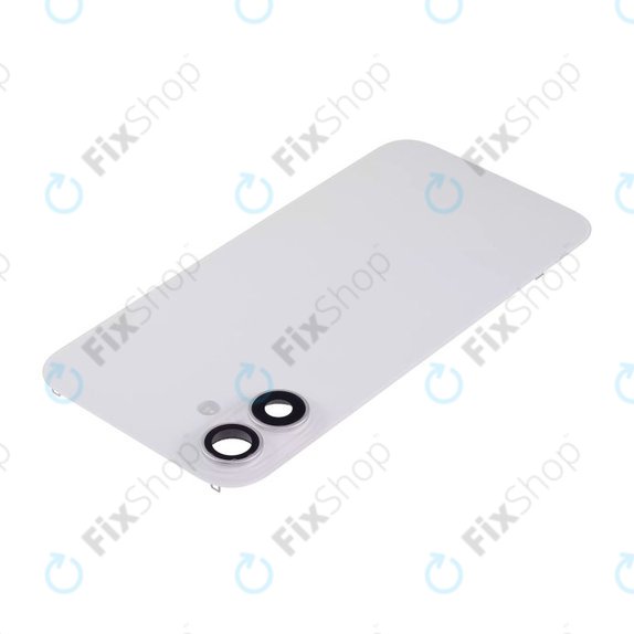 Apple iPhone 16 Plus - Hátsó üveg + Kamera lencse + Fémlemez + Magsafe mágnes (White)