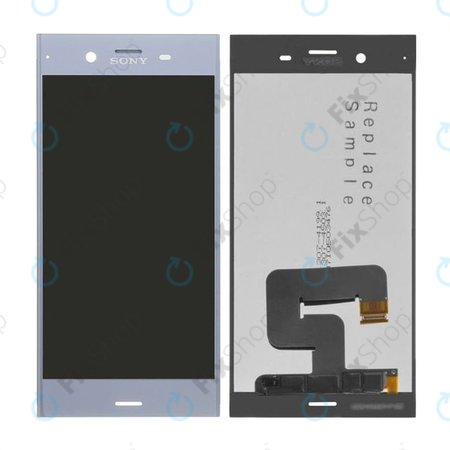 Sony Xperia XZ1 G8341 - LCD Kijelző + Érintőüveg (Silver) TFT