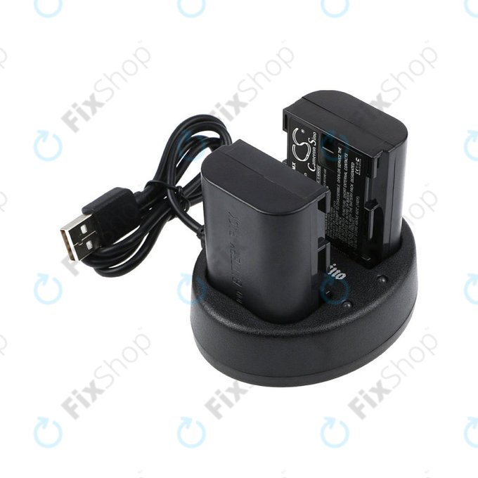 2 db Akkumulátor töltővelCanon EOS 5D Mark II, EOS 7D, 2000mAh, Li-Ion, 7.4V, LP-E6, HQ