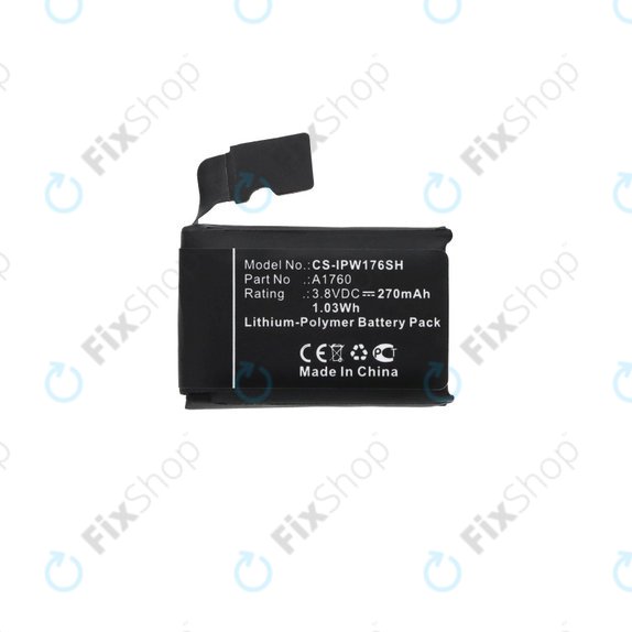 Apple Watch 2 38mm - Akkumulátor A1760 270mAh HQ