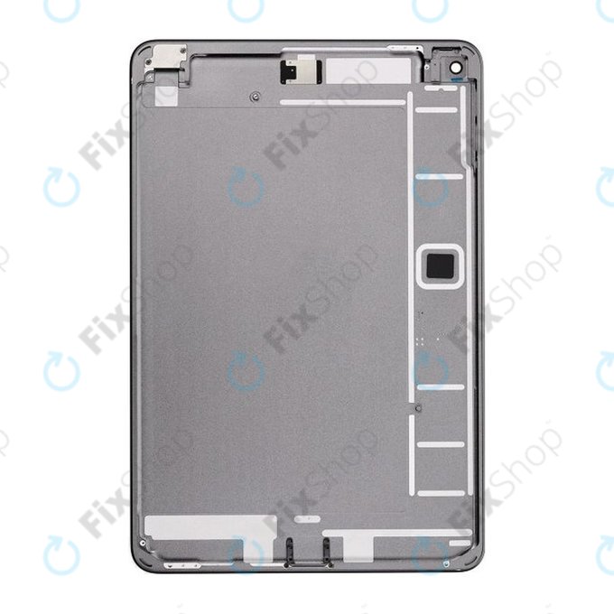 Apple iPad Mini 5 - Hátsó Ház WiFi Verzió (Space Gray)