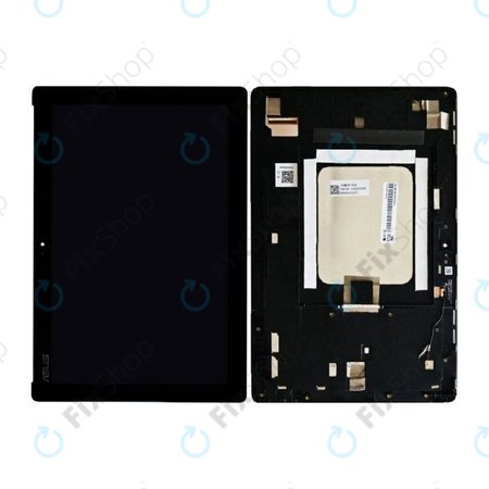 Asus ZenPad 10 Z301M (P028) - LCD Kijelző + Érintőüveg + Keret (Kék - Gold) Genuine Service Pack
